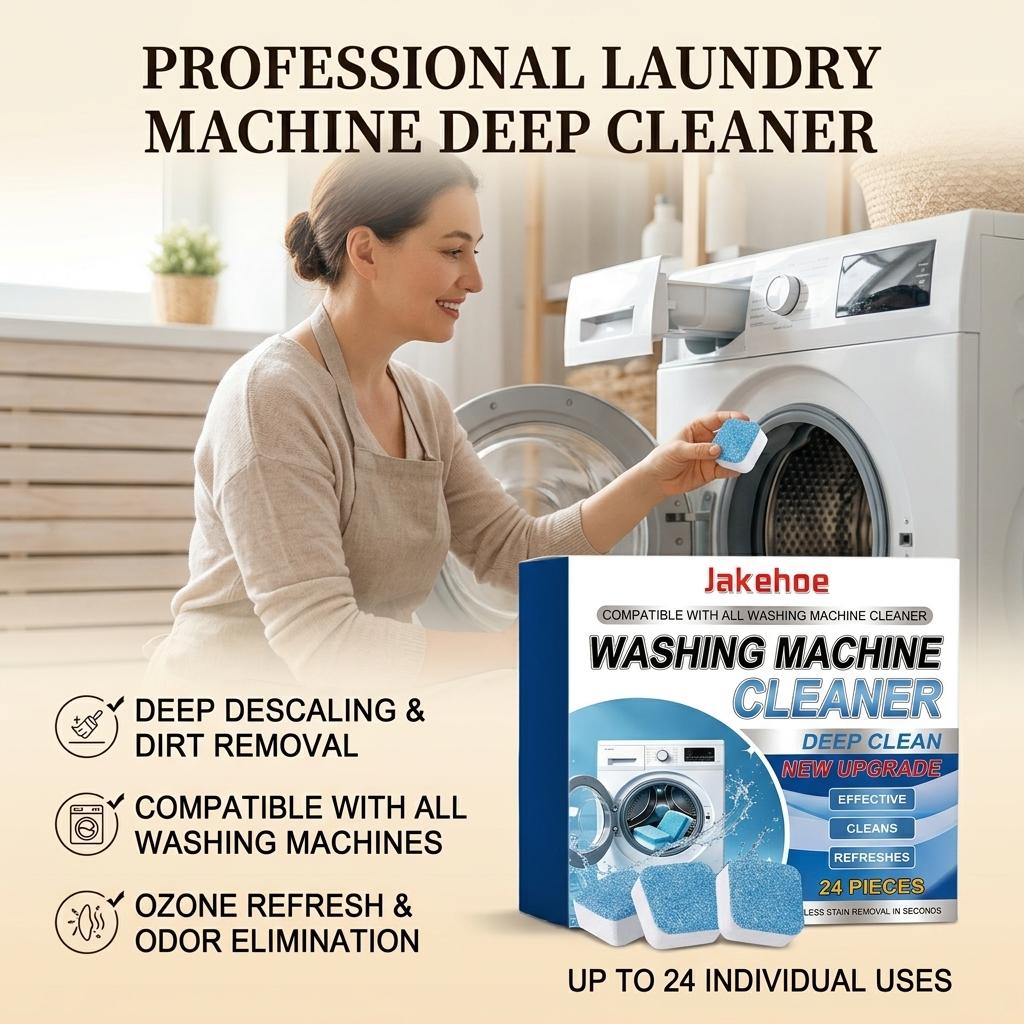 Washing Machine Cleaning Tablets Removing Mold & Scale Eliminate Odors Reduce Bacterial Growth Powerful Washing Machine Cleaner