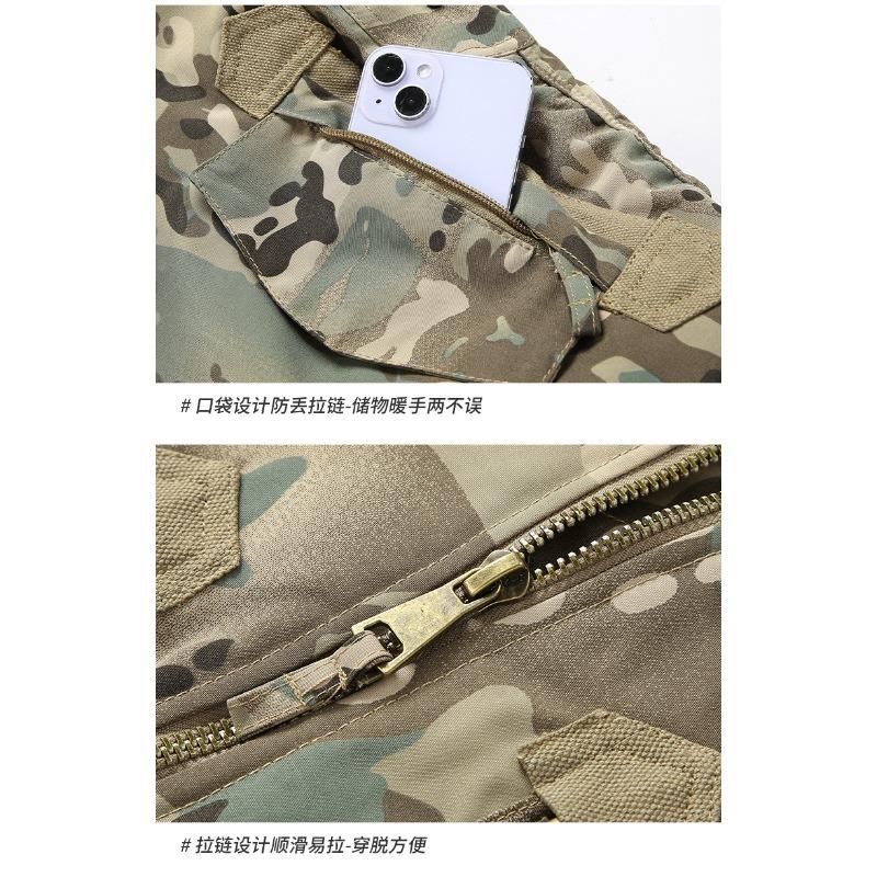 New Jackets, Padded and Thickened Workwear, Air Force Loose Plus Size Casual Jackets, Baseball Uniforms, Camouflage Trendy Cotton Suits