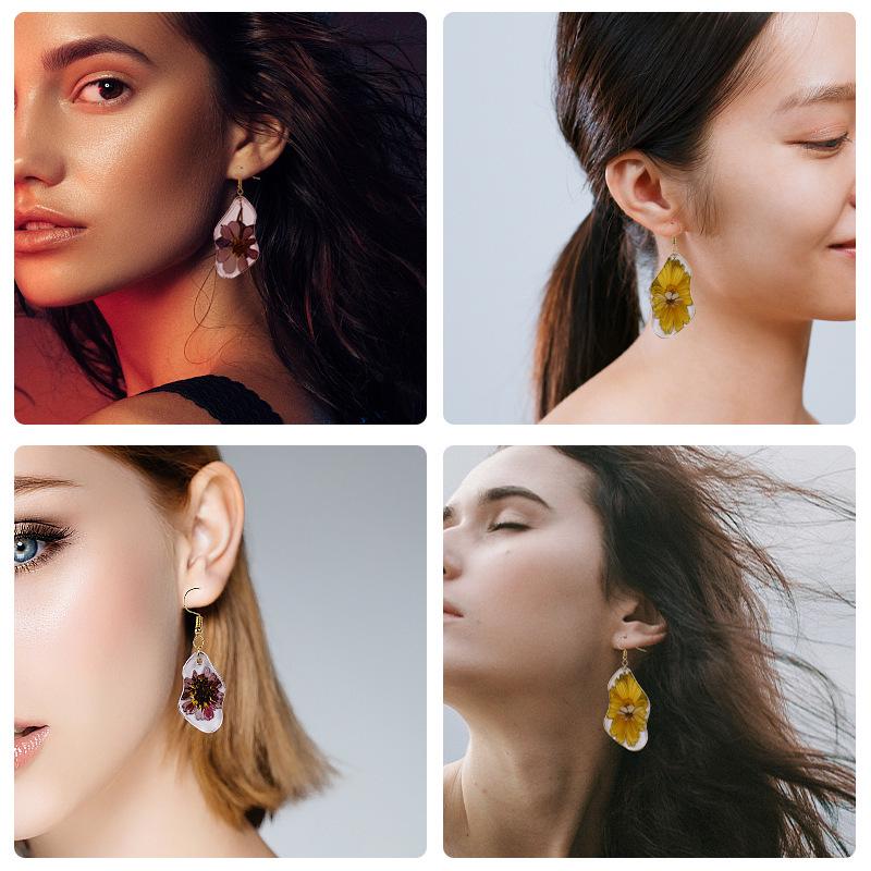 Poppy DIY Silicone Mold for Resin Earring, Pendant, Keychain.