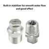 Steel Fan Shaped High Pressure Nozzle with Stabilizer High Performances Jet for Efficient Cleaning & Washing