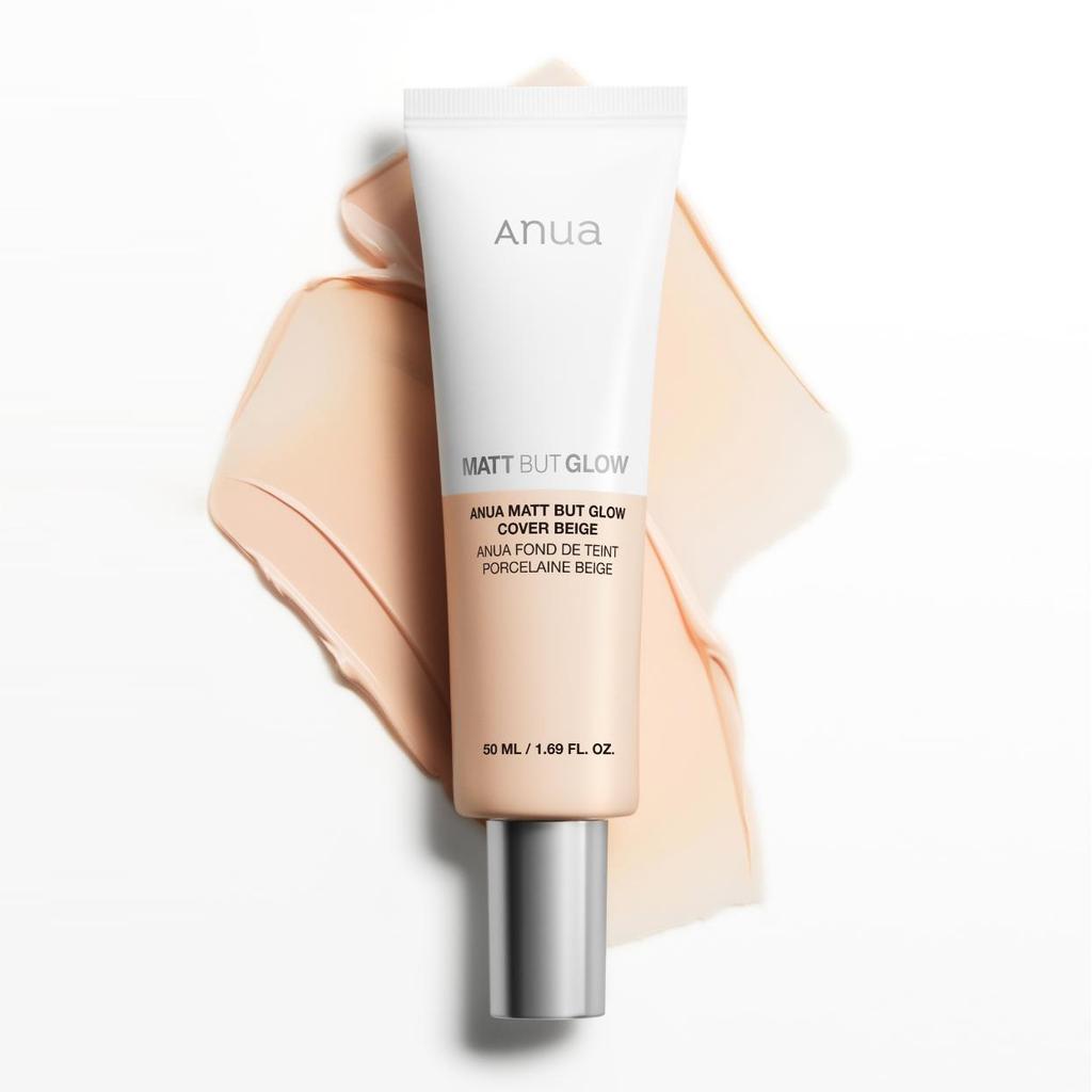 [Foundation-freier Sonnenschutz] ANUA Matt But Glow Cover Beige 50ml – Aufhellende Beige UV-Basis SPF50+ PA++++
