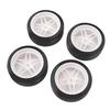 4pcs RC Tires Wheels  S Sets 12mm Hex Wheels  S Rubber Tires Width 26mm for 1Celsius10 RC Racing Car Drifting Car