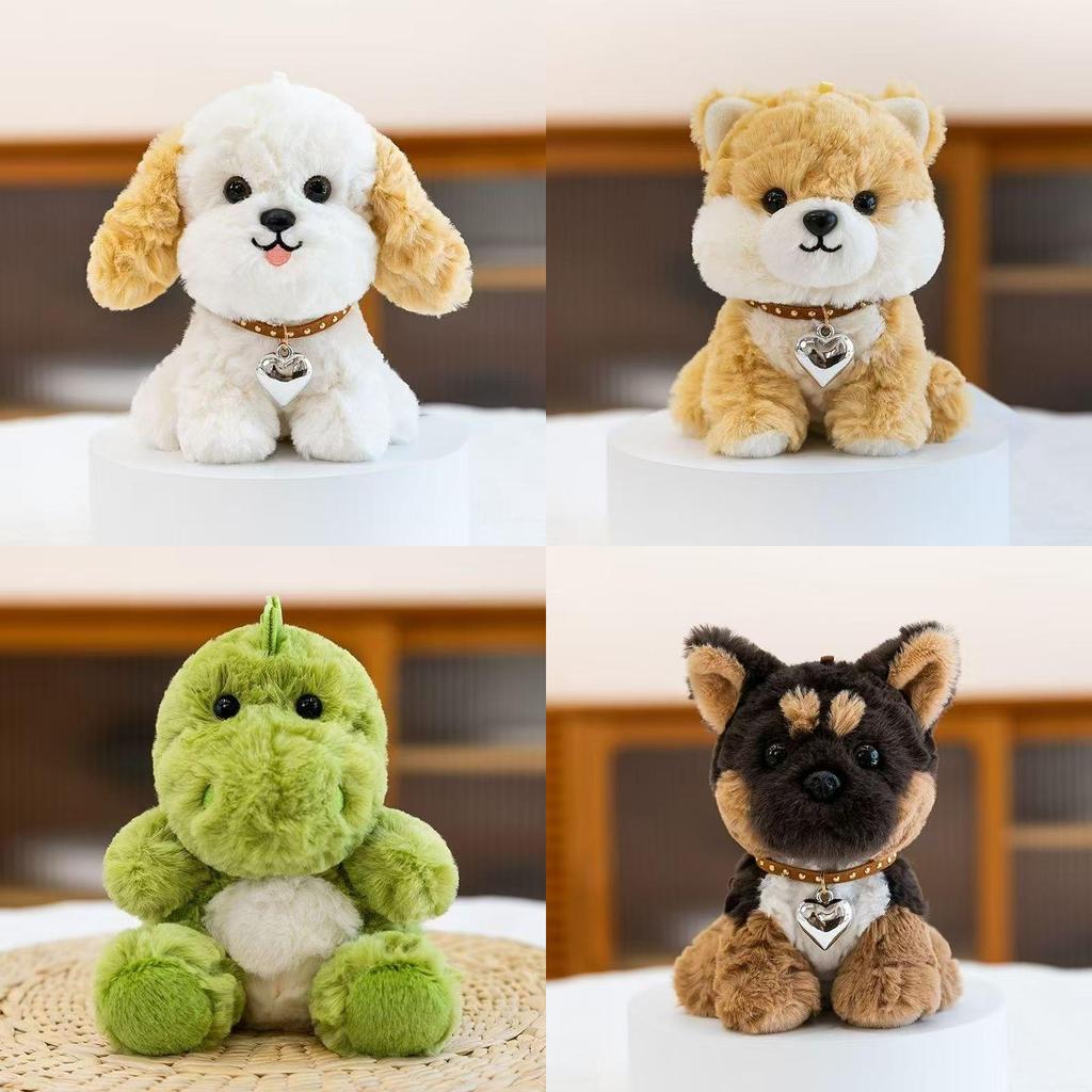 Plush Husky Dog Toy With Pp Cotton Fill For Kids And Birthdays