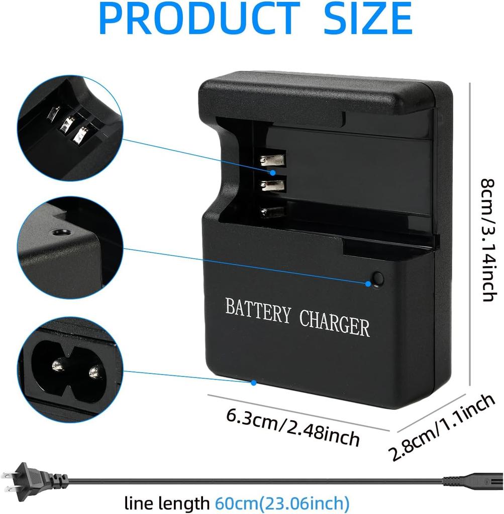 Battery Charger For En-El9, En-El9A, D40, D40X, D60, D3000, D5000, D8000, And Mh-23 Digital Cameras