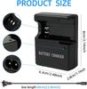 Battery Charger For En-El9, En-El9A, D40, D40X, D60, D3000, D5000, D8000, And Mh-23 Digital Cameras