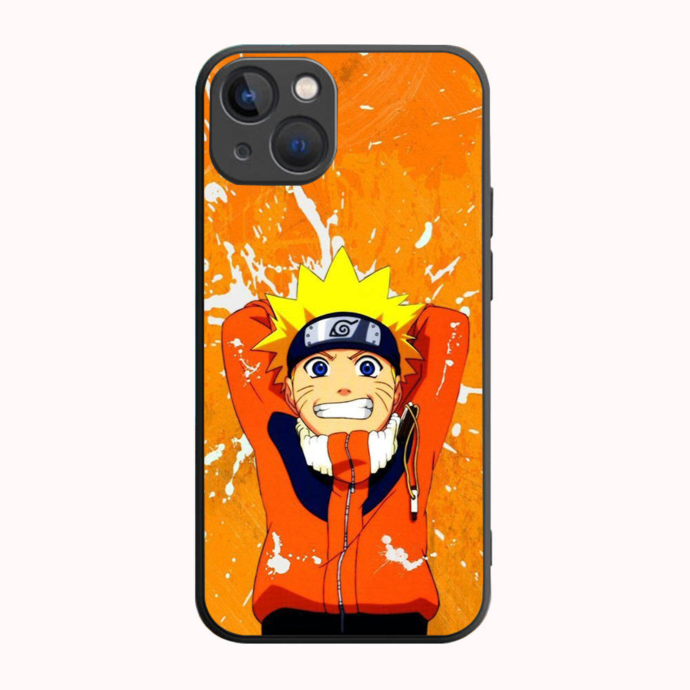 B-34 Naruto Černé pouzdro pro Samsung S24 S23 S22 S21 S20 FE S10 Lite Ultra S7 S8 S9 Plus A05S A11 A12 A13 A15 A22 A24 A25 A32 A52 A71 5G