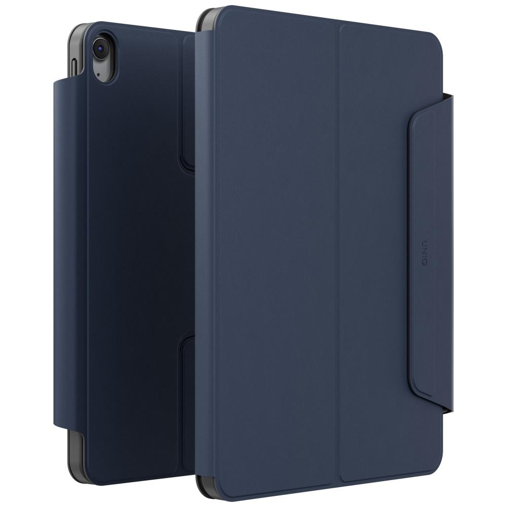 UNIQ Rovus Snapmount Magnetic 360 Rotating Detachable Case for iPad 11" A16 (2025) / iPad 10.9" 10th Gen. (2022) Navy Blue
