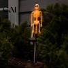 Outdoor Atmosphere Lighting for Halloween 2Pcs Solar Skeleton Stake Light, Glowing Realistic Figurine, Waterproof Powered Haunted House Decor