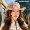 Sun-protective Sun Hat Big Brim Bucket Hat Trendy Fisherman's Hat  for Women
