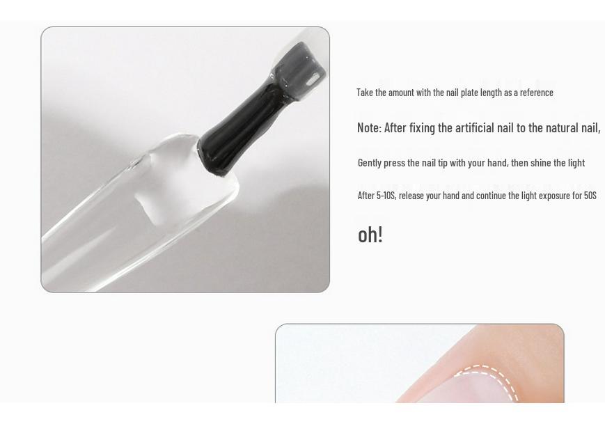 AMDMG Dot Dot 3-in-1 Black Technology Large Capacity Nail Glue for Salon Use