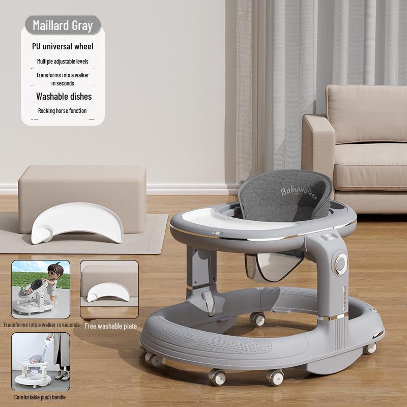 

Многофункциональные детские ходунки: Детская коляска с защитой от опрокидывания для мальчиков и девочек (7-18 месяцев)