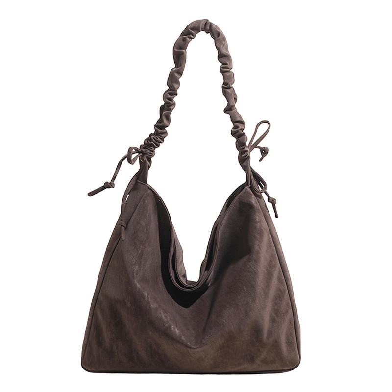 Pu Shoulder Bag For Women With Vintage Design And Top Handle For Daily Use