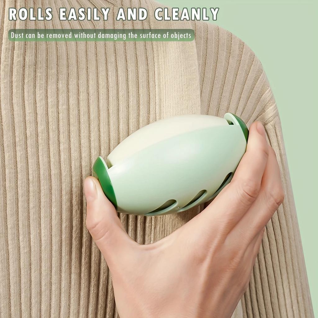 High-Quality Manual Lint Roller - Reusable & Washable Pet Hair Remover, Powerful Dust Cleaning with Durable Plastic Handle