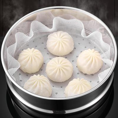 Practical Double-sided Available Non-Stick Stretch-resistant Steamed Buns Dumplings Steamer Mat for Kitchen Steamer Pad