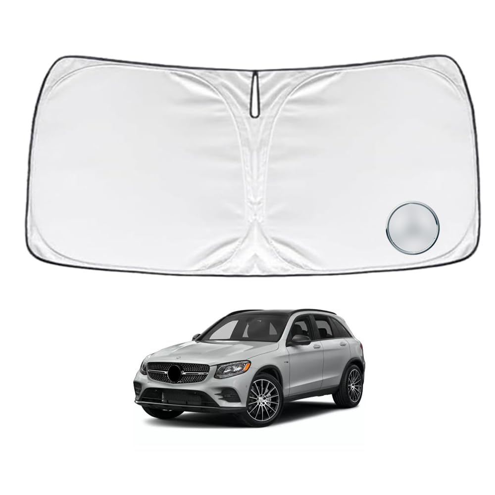 

KOKATO Front Sunshade for GLC C253 2016 November for Heat Heat Light UV Storage Pouch Easy Protective Part Mercedes-Benz X253, (February - 2023) -