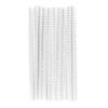 100 PCS Binding Spiral 16mm Diameter 48 Loop 4:1 Pitch 140 Sheet Capacity A4 Spiral Binding Coil Silver