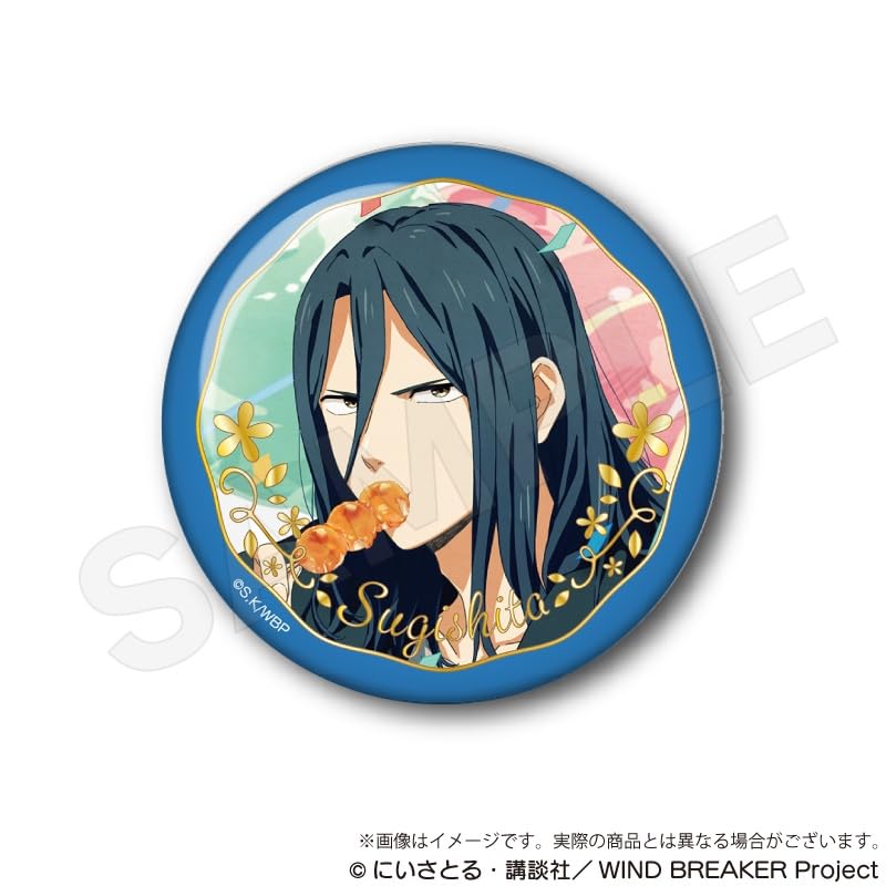 WIND BREAKER Trading Can Badges Birthday Illustration Box of 10 Foil-Stamped Ver.