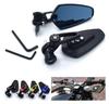 Handlebar End Mirror for Kawasaki Z250 Z300 Z750 Z750S Z800 Z900 Z1000 Universal 7/8