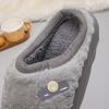 Fashion Winter Thick Sole Cotton Slippers Women Comfort Sole Sole Non Slip House Slippers Woman Inndor Warm Plush Platform Slides Shoes
