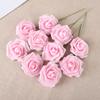 10-50Pcs Rose Artificial Flowers With Stem Foam Fake Roses Wedding Bouquet Centerpieces Decoration Birthday Party DIY Gift Craft