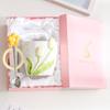 Ins High Value Tulip Mug Niche Design Sense Ceramic Cup for Girls Drinking Water Cup Coffee Cup for Home Use