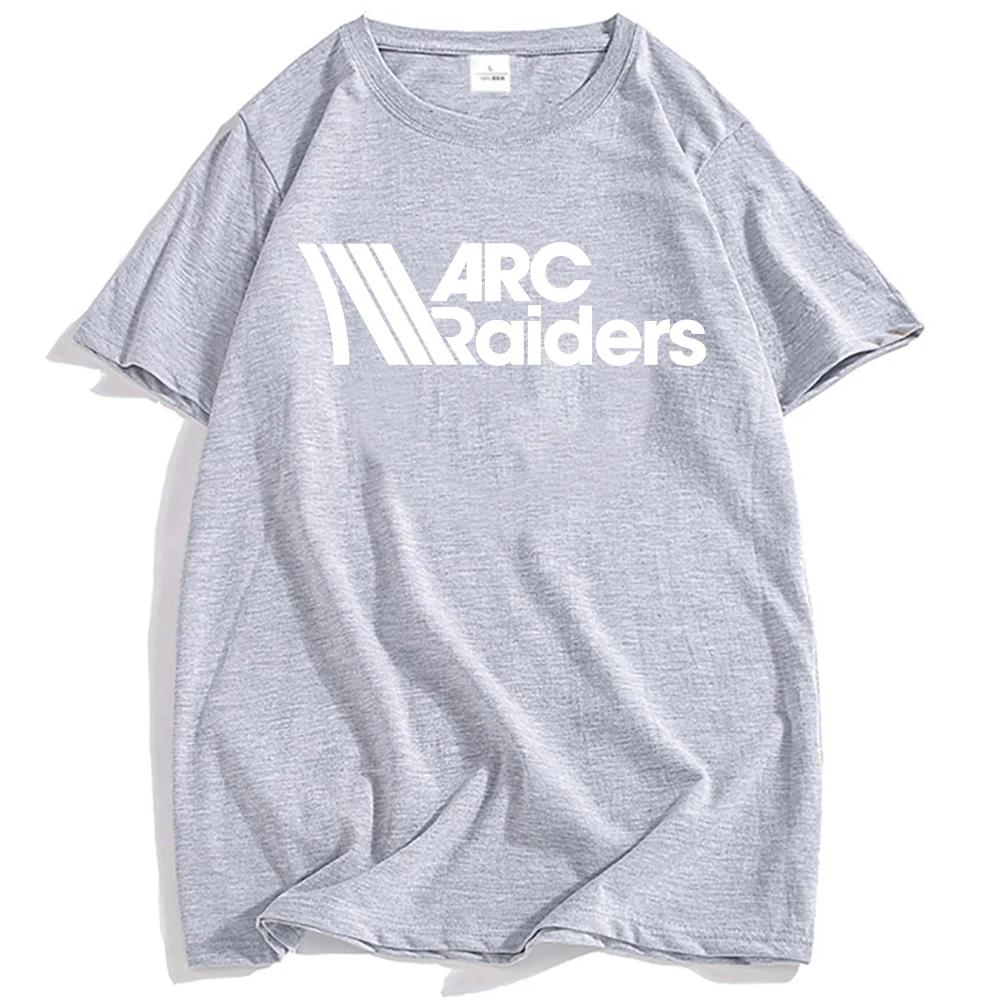 Game ARC Raiders Printing Tshirt Oneck Short Sleeve Cotton Male Tshirts Unisex Streetwear Loose Casual Men Women T Shirt Tees