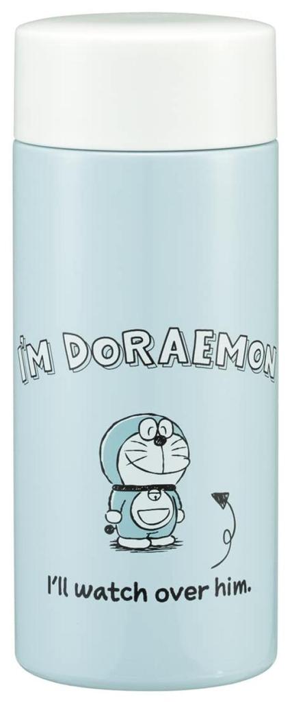 Skater 250ml Ultra-Lightweight Stainless Steel Water Bottle, I'm Doraemon STYL2-A