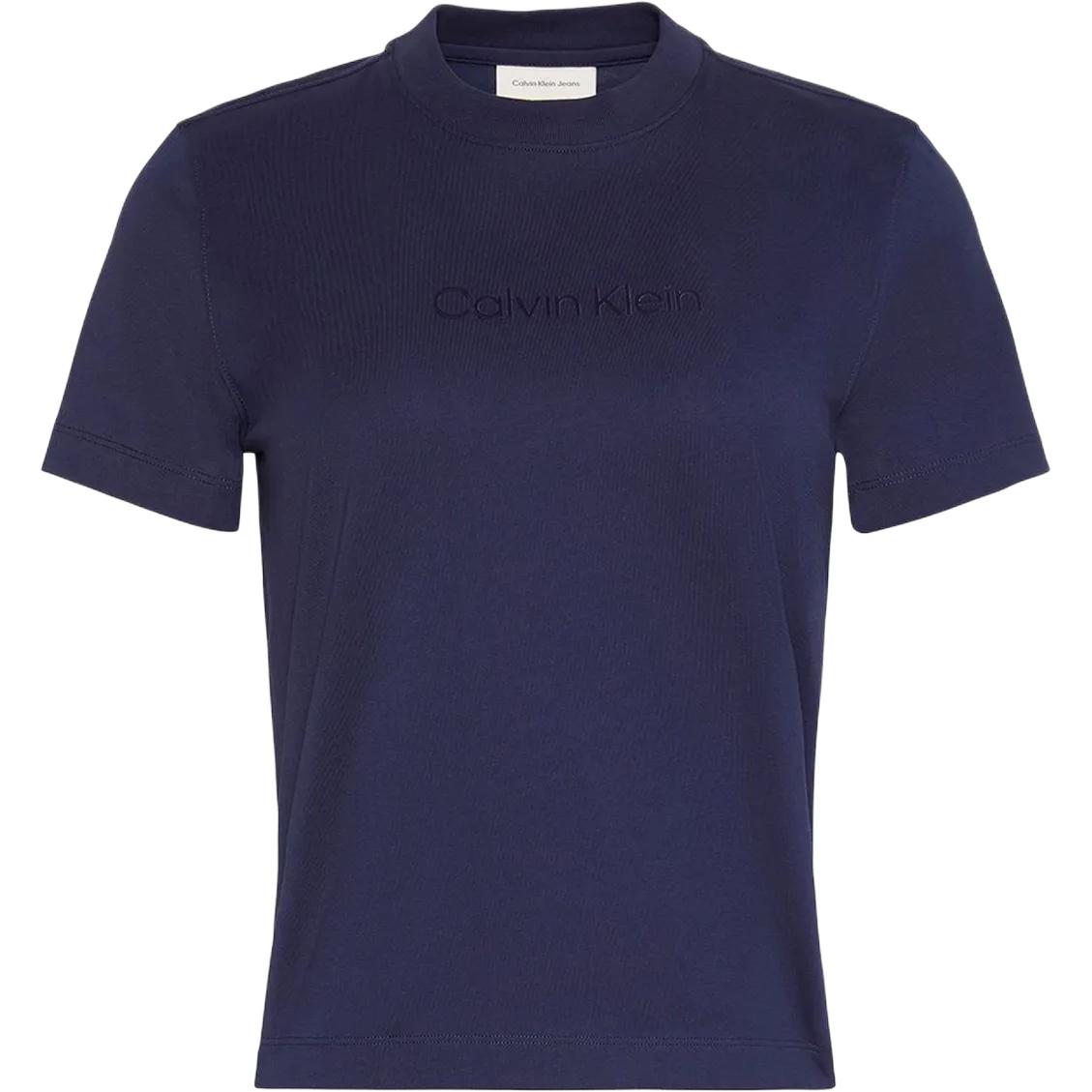 

Calvin Klein Logo Round Neck Short Sleeve T-Shirt Women tops 44B226G-9EI XS
