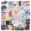 50 Health Therapy Stickers DIY Decorative Suitcase Notebook Waterproof Stickers