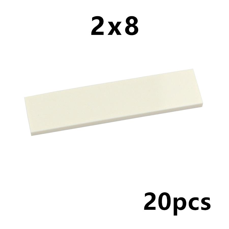 DIY Building Blocks 2x8 Smooth Bricks Compatible Creative Educational Toys for Kids