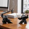 2PCS 3D Printed Samurai Incense Holder Samurai Figurine Incense Stick Burner Gift Idea