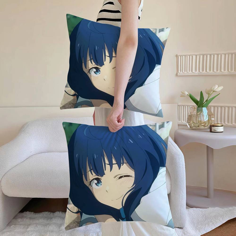 A-Anna Yanami Pillow Case Anti-dustmite Pillowcase Invisible zipper silky Sofa cushion cover