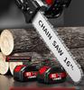 High-Power Rechargeable Handheld Electric Chainsaw with Lithium Battery for Tree Felling and Logging
