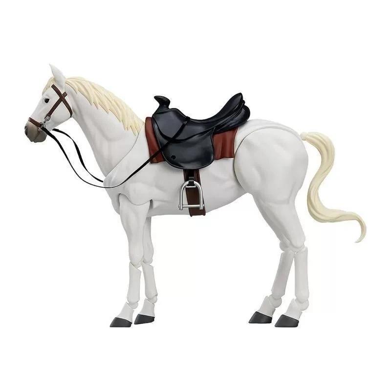 Genuine 16cm #490 Figma Max Factory Action Figure Figma Horse Ver.2 White/brown Model Doll Toy Collected Decorated Birthday Gift no box