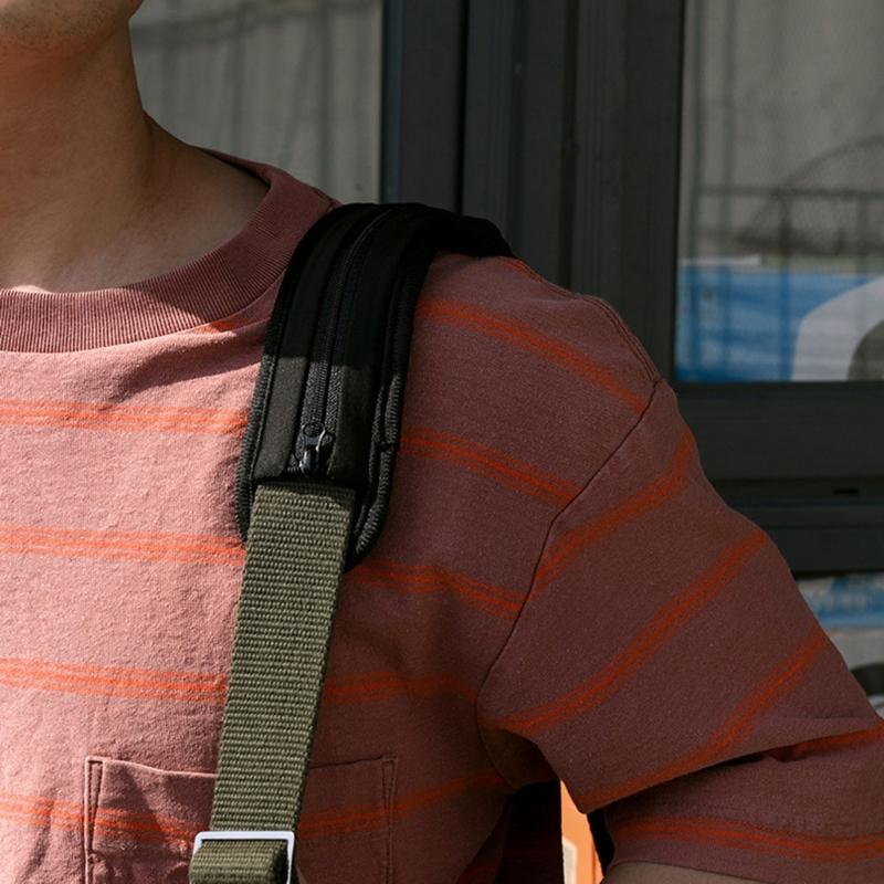 Durable and Comfortable Shoulder Strap Pad Replacement for Backpacks Anti Slip and Zipper Designs Enhanced Comfort