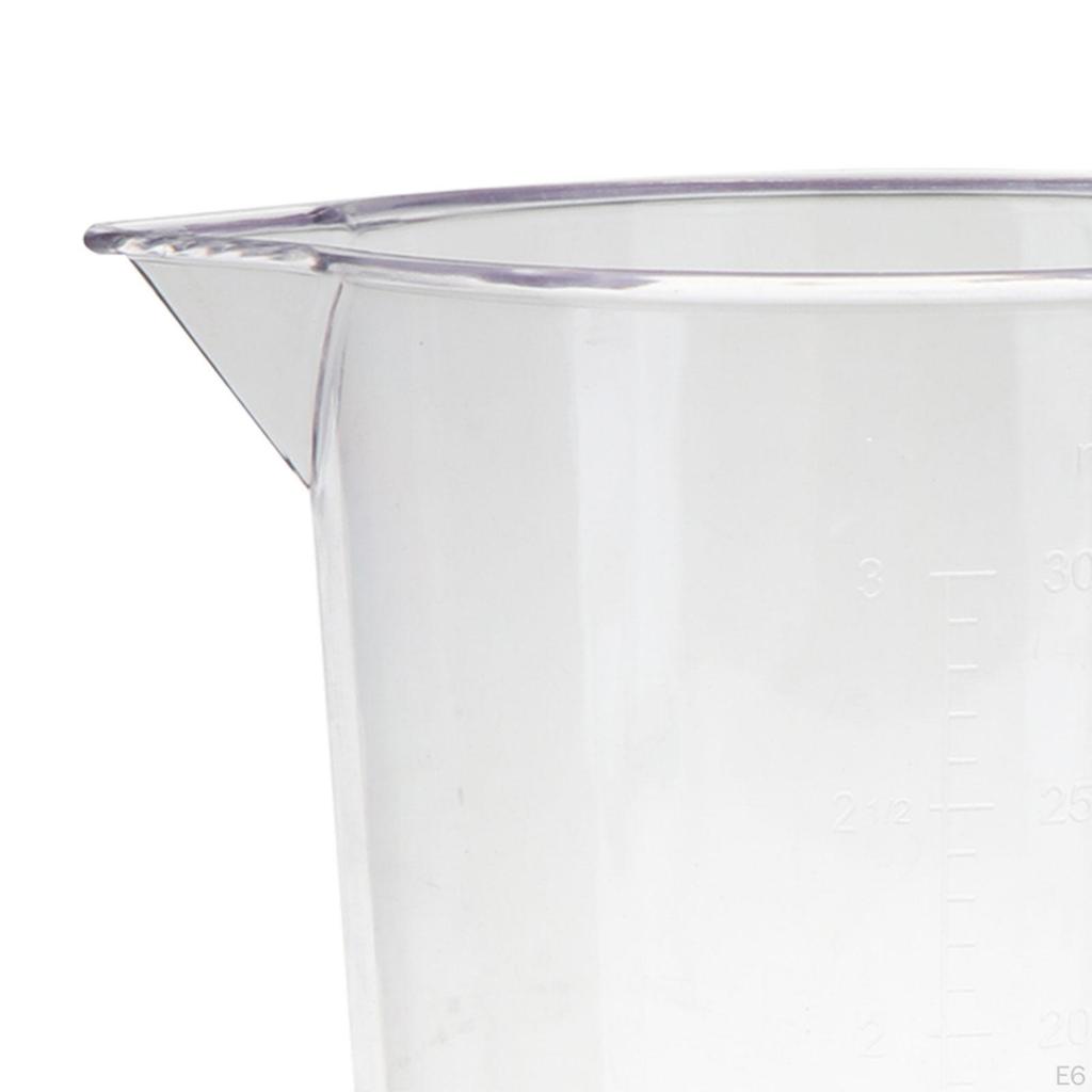 Clear Measuring Cup Set with Spout and Handle for Kitchen Use