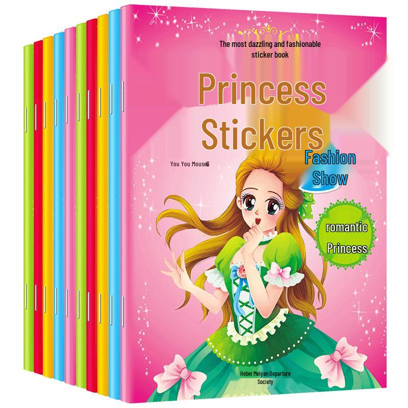 Cartoon Sticker Book for Toddlers: Ages 0-6 Concentration Training