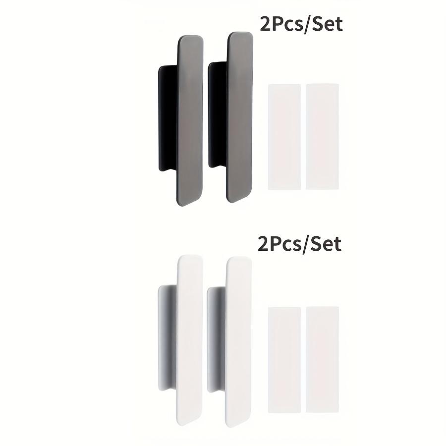 Classic Style Plastic Self-Adhesive Handles for Windows and Cabinets - Easy Installation, No Glue Required, Suitable for Glass, Tile