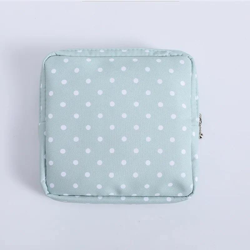 Borsa per Custodia Salvasanitari e Tamponi da Donna Pochette Trucco Carine con Zip Organizer da Donna per Cosmetici, Rossetto, Chiavi, Auricolari, Cavi Dati