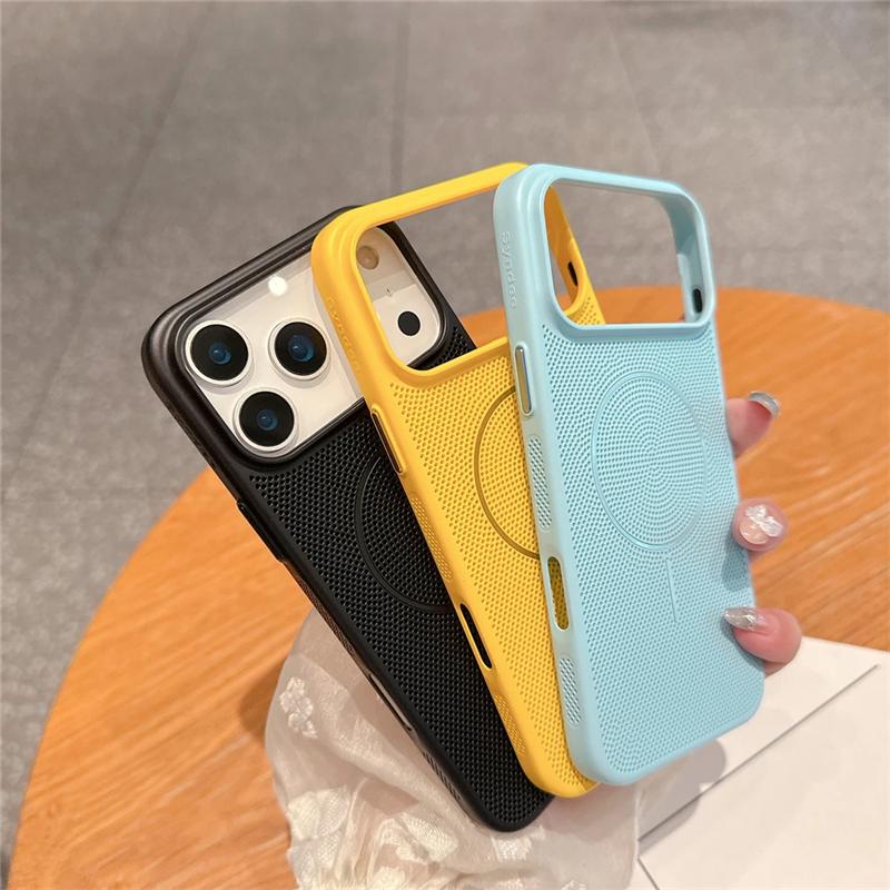 Heat Dissipation For Case For For Iphone 17 13 15 14 16 12 11 Pro Max Plus Wireless Charge Cases For For Iphone Air Accessories