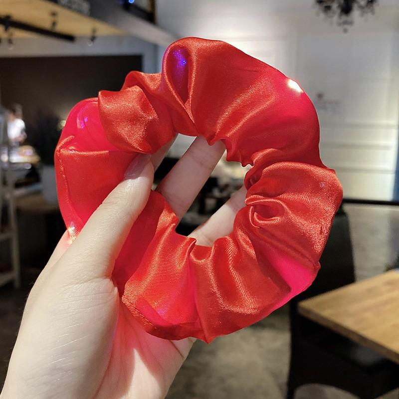 LED large intestine hair circle INS nightclub landscape headdress headband popular glowing ponytail hair accessories
