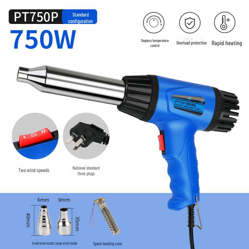 Hanbang Thermostatic Hot Air Gun and Plastic Welding Tool for Car Bumpers and Household Use