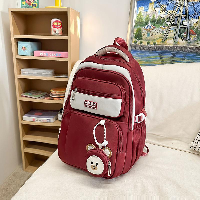 Schoolbag Spring New Schoolbag Korean Version Ins Cute Mori High-value Primary School Students 3rd To 6th Grade Lightweight Backpack