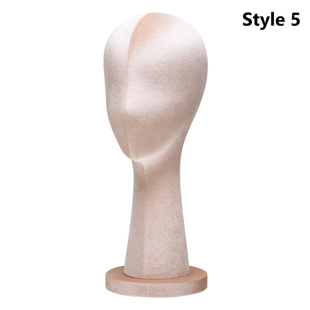 

Манекен для DIY-декора, голова, съемная шапочка, держатель для демонстрации, для шляп, париков и ювелирных изделий Style 5