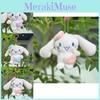 Pink Plush Adorable Bunny Keychain 10cm Soft Cute Stuffed Animal Gift With Colorful Chains
