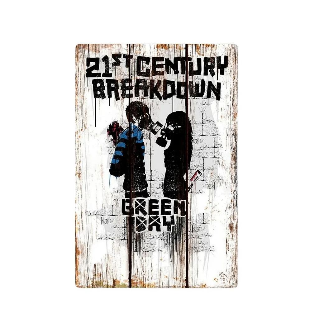 Vintage Rock N Roll Metal Tin Signs Plaque  Band Wall Art Decor for Man Cave Home Cafe Garden Club Bar  Retro Iron Painting Post