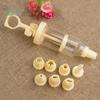 8PCS Cake Cream Decorating Gun Set Plastic Nozzle Piping Dessert Muffin Maker Pastry Tool Baking Accessories