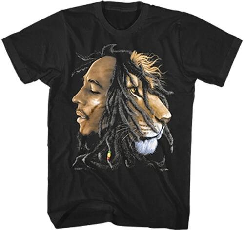Bob Marley - Bob Marley - Profile With Lion T-Shirt - Large Black BM1201-L [New XXXXL