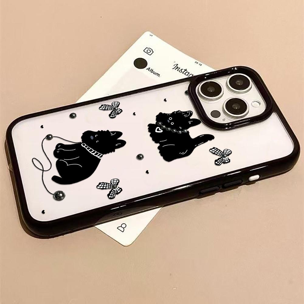 Acrylic Phone Case for iPhone 11 12 13 14 Pro 12 14 16 Pro Max for Samsung A16 A36 A56 S24 FE High-quality Painted Anti-fall Mobile Phone Case