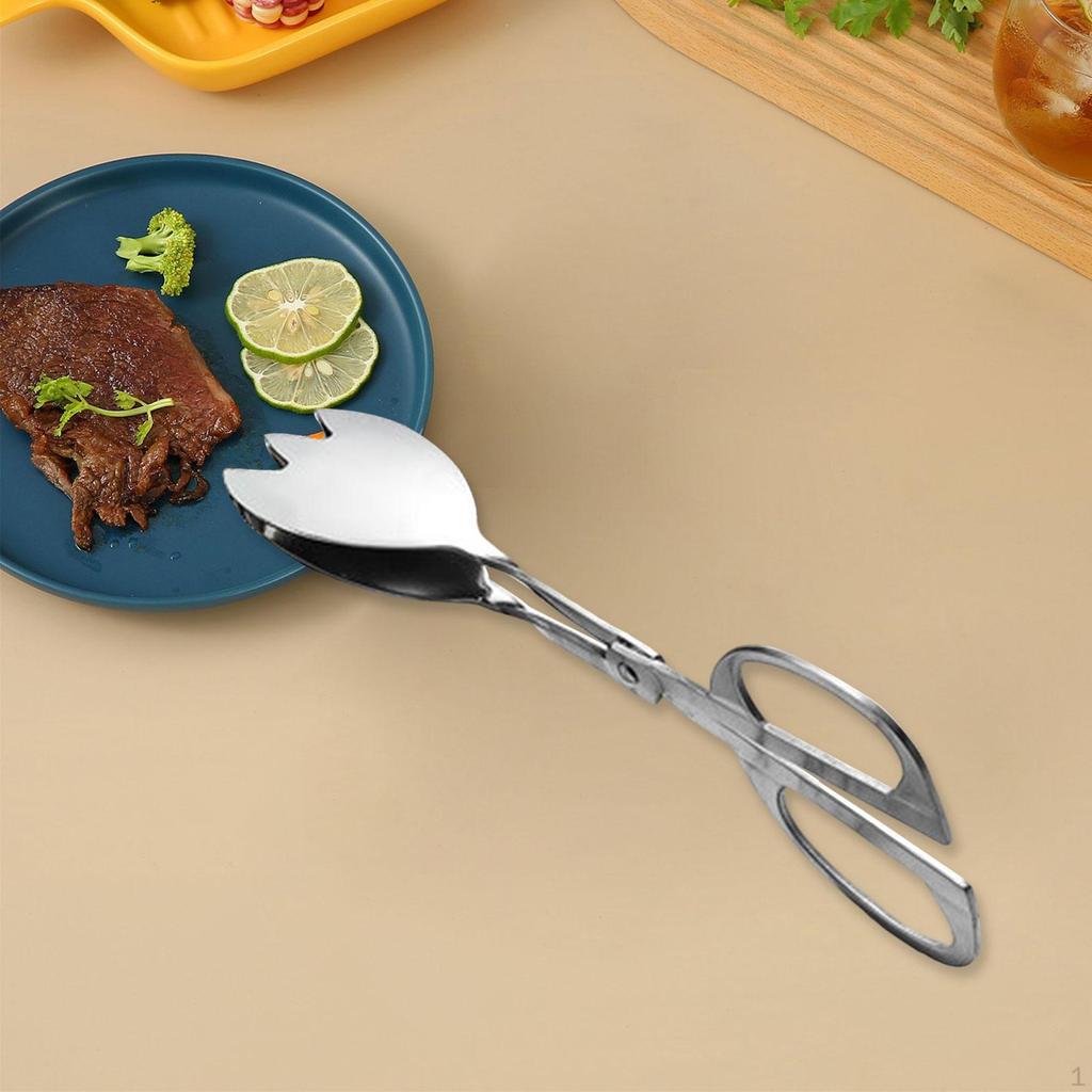 Buffet Kitchen Tongs Food Serving Scissors for Grilling Frying
